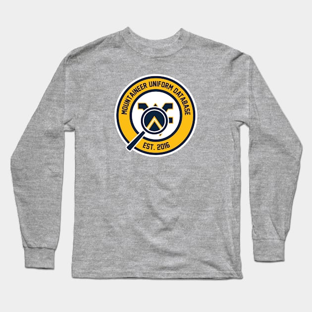 The Official Mountaineer Uniform Database T-Shirt Long Sleeve T-Shirt by MountaineerManiac